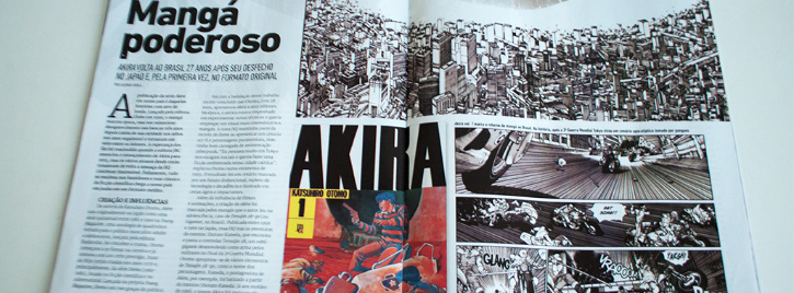 imagem da materia na revista mundo dos super heróis