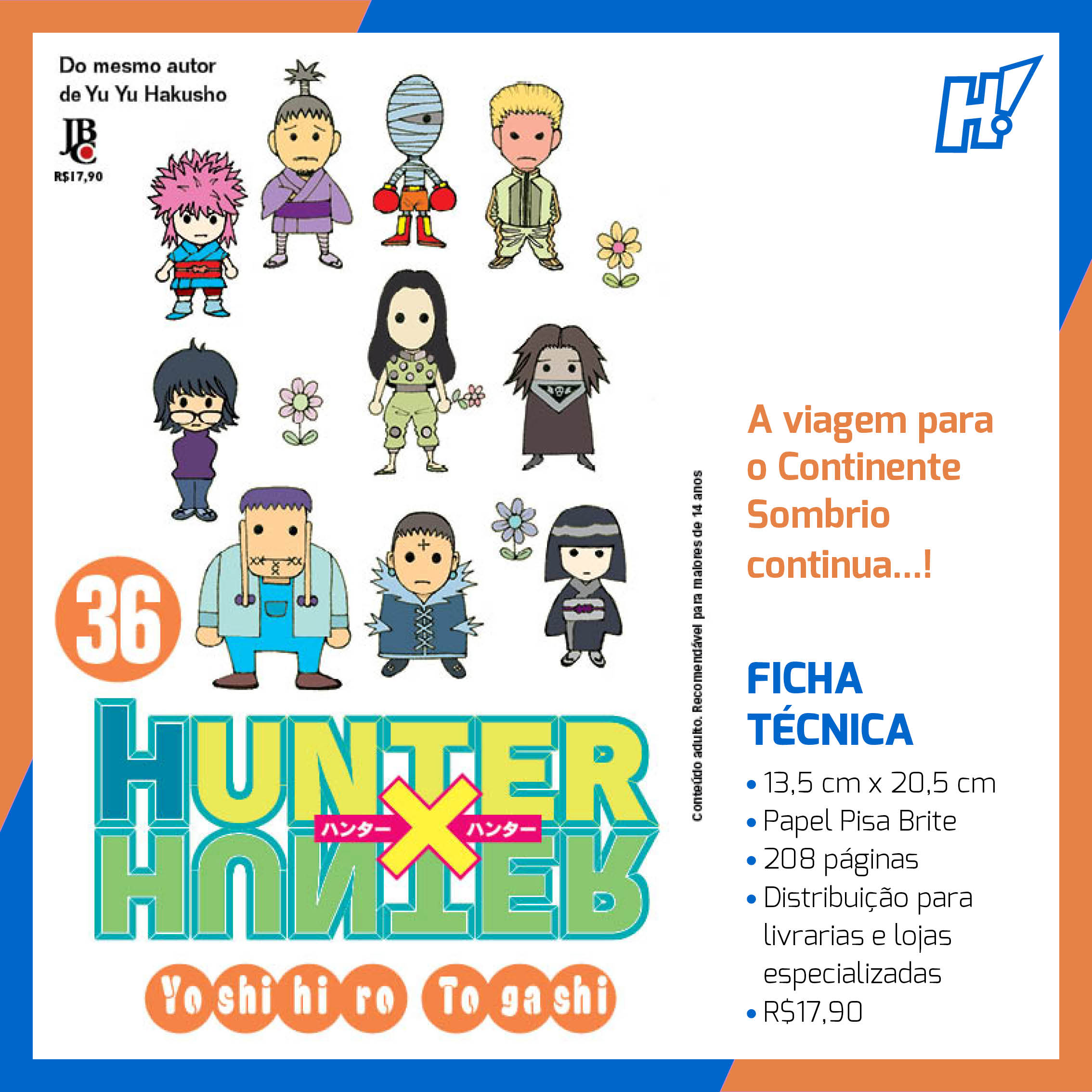 Hunter X Hunter 36 Capa Nacional Editora Jbc