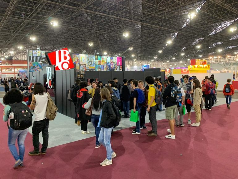 Estande da editora JBC no Anime Friends 2019