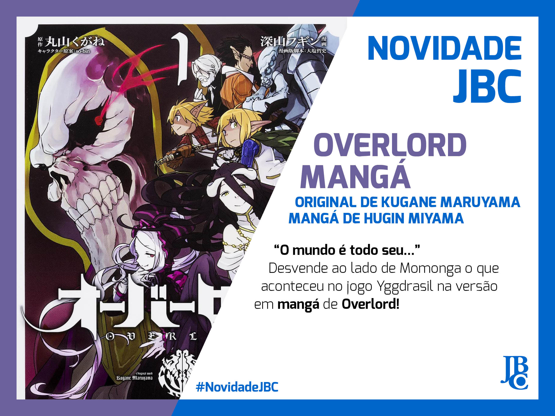 Mangá Overlord (mangá) - Mangás JBC