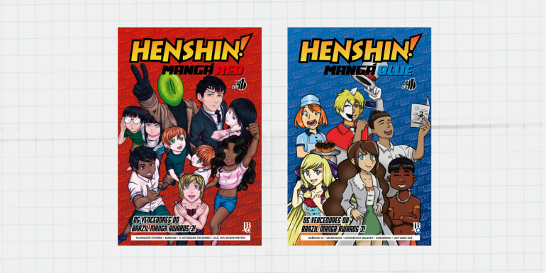 henshin manga red blue