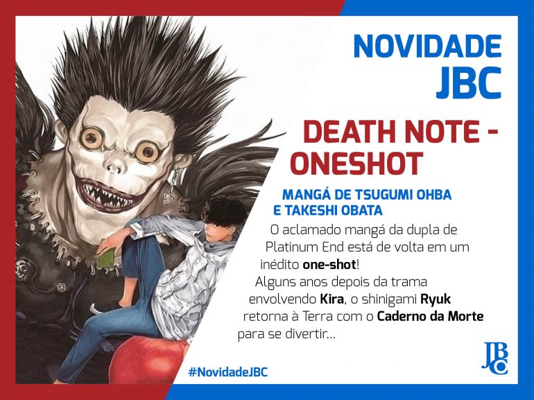 Lê aqui o novo mangá one-shot de Death Note