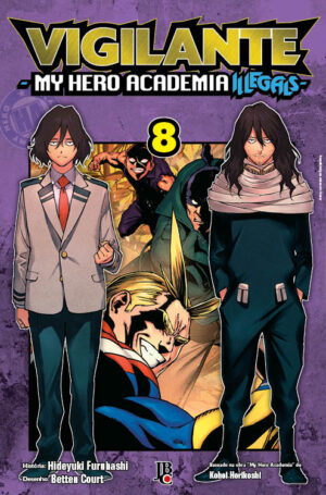 capa de Vigilante: My Hero Academia Illegals #08