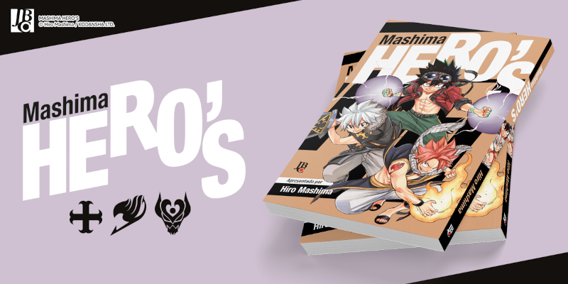 Lançamento JBC - Mashima Hero's - Editora JBC