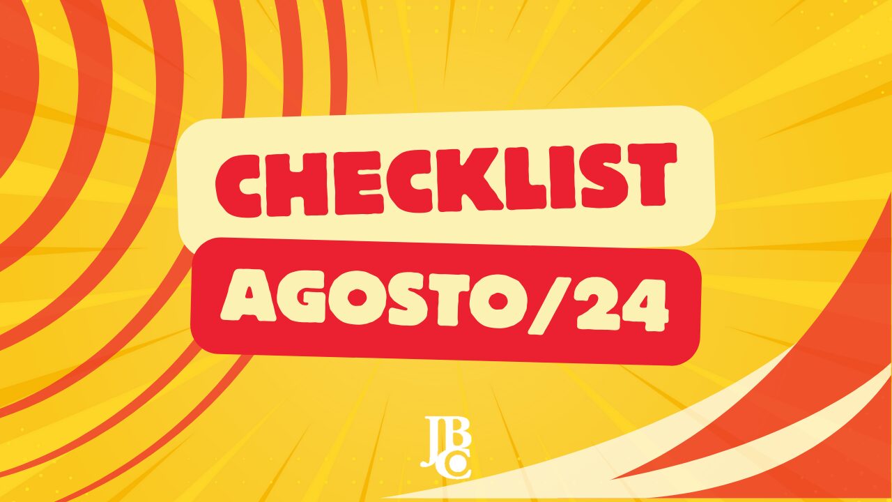 Checklist – Agosto 2024 - Lançamentos do Mês - Editora JBC
