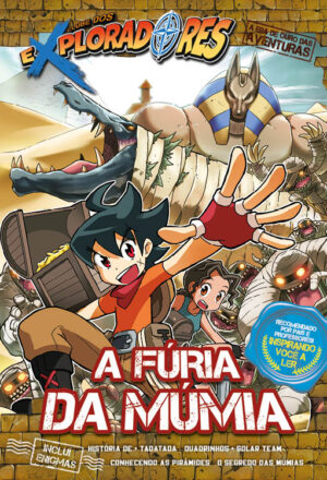 capa de Clube dos eXploradores – A Fúria da Múmia